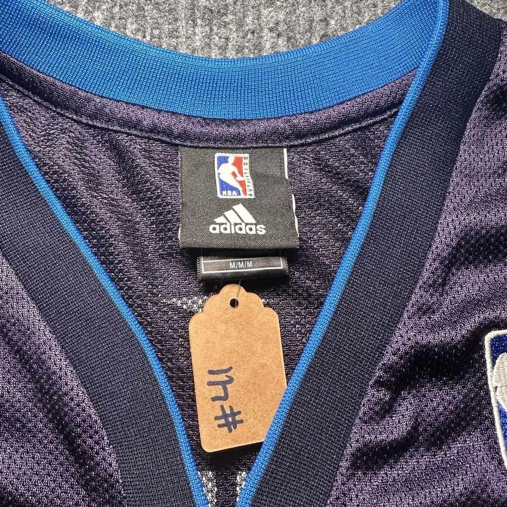 DIRK NOWITZKI #41‎ NBA DALLAS MAVERICKS SWINGMAN HOME JERSEY Adidas Size Medium